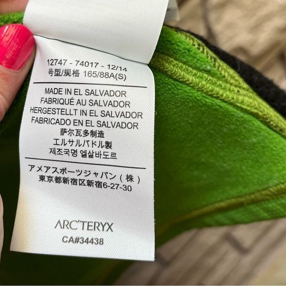 Arc'teryx Delta Covert Ninja Hoodie Zip Up Jacket Green small gorpcore polartec - Picture 10 of 12